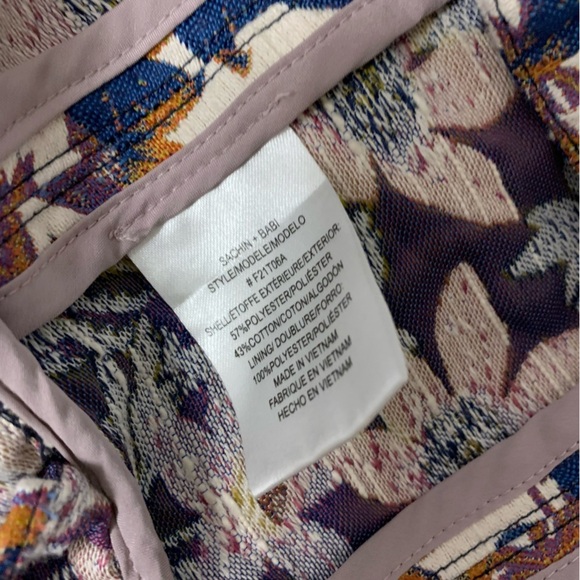 Anthropologie Sachin Babi Jacquard Sweetheart Crop Top Bustier Corset Tapestry - Picture 14 of 14